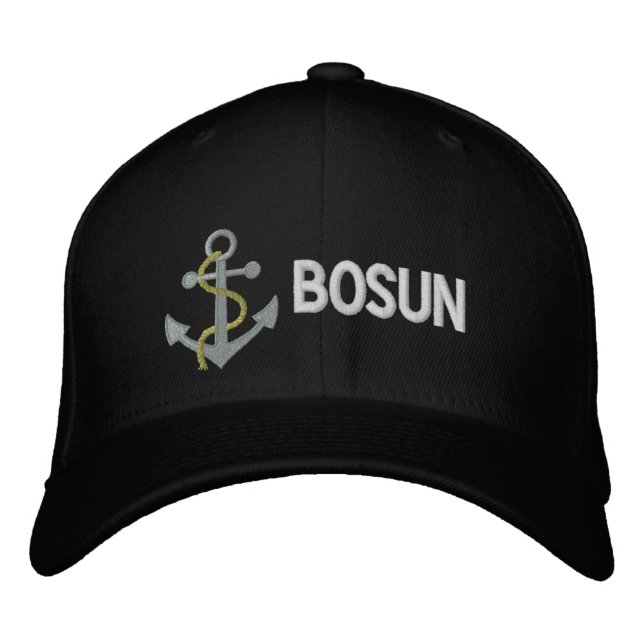Casquette brodé BOSUN Yacht (Devant)
