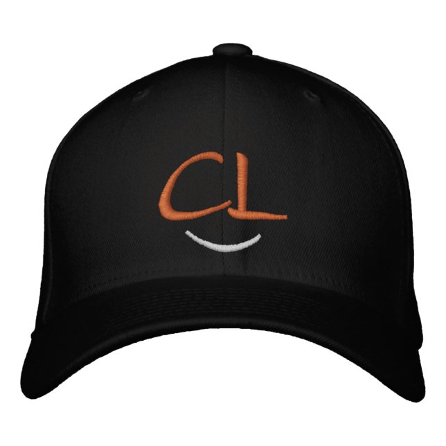 Casquette brodé, Casquette en laine souple de base (Devant)