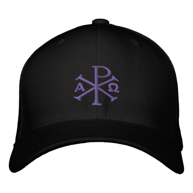 Casquette brodé Chi Rho (Devant)