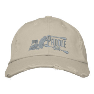 Casquette brodé Chino Twil en castor rose