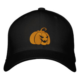 Casquette brodé citrouille