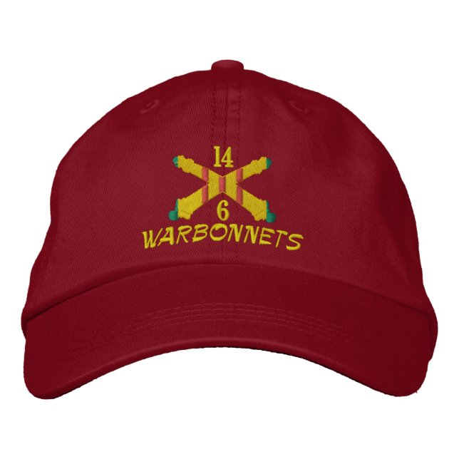 Casquette brodé de l'artillerie vietnamienne trave (Devant)