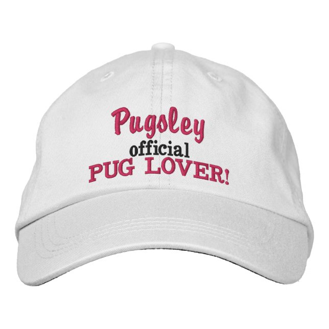 Casquette brodé du Carlin officiel Lover (Devant)