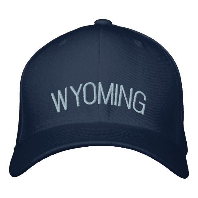 Casquette brodé du Wyoming (Devant)