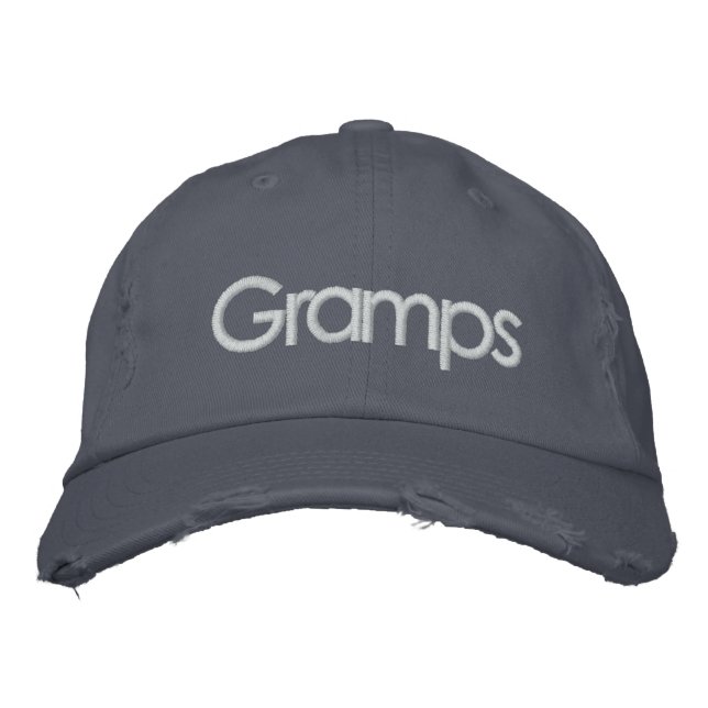 Casquette brodé Gramps (Devant)