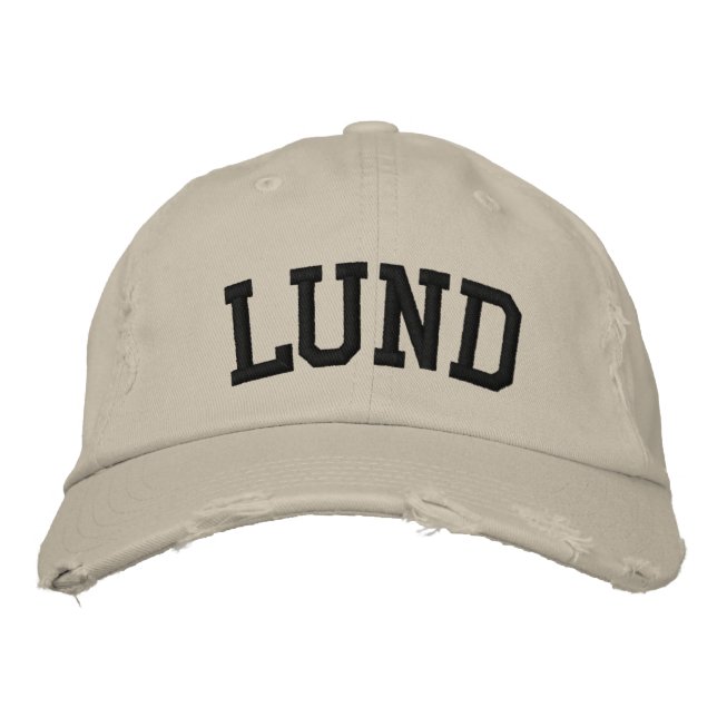 Casquette brodé Lund (Devant)