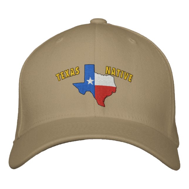 Casquette brodé natif du Texas (Devant)
