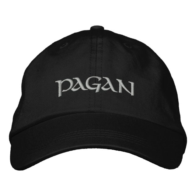 Casquette Brodé Pagan - Lettres Argent (Devant)