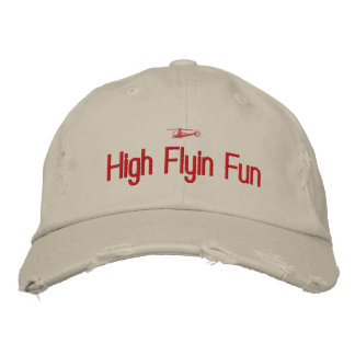 Casquette brodé par hélicoptère