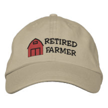 Casquette brodé retraité