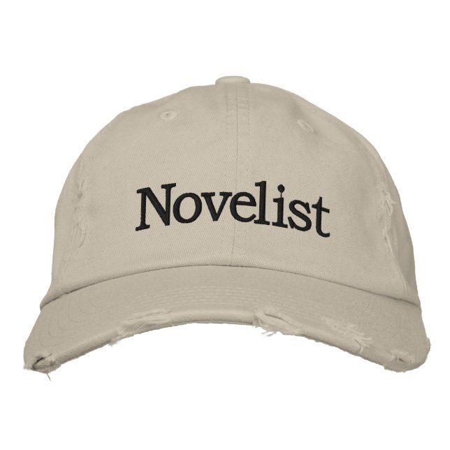 Casquette brodé romancier pour romanciers (Devant)