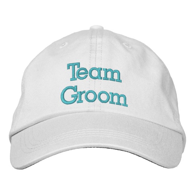 Casquette Brodé Team Groom (Devant)