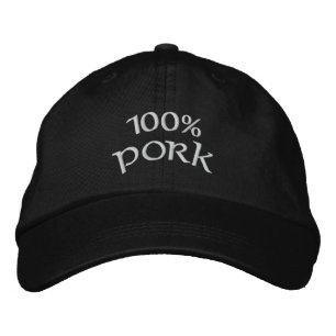 Casquette Brodée 100% Porc