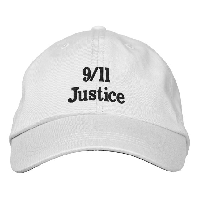 Casquette Brodée 11/09 Justice (Devant)
