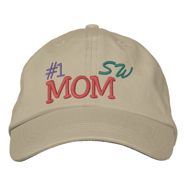 Casquette Brodée #1 Maman ... ; ) (Devant)
