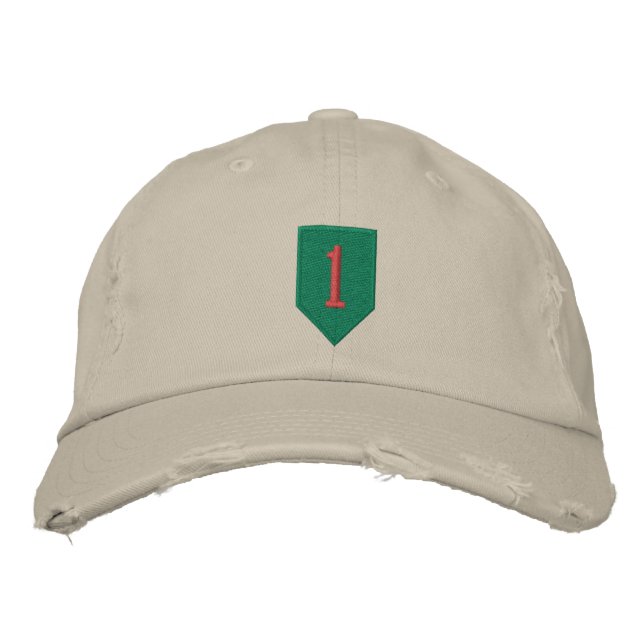 Casquette Brodée 1ère infanterie (Devant)