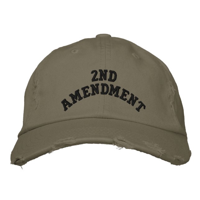 Casquette Brodée 2e amendement (Devant)