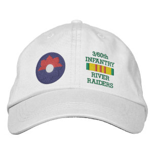 Casquette Brodée 3/60th FNI. Les voleurs de rivière ont brodé le