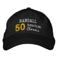 50e anniversaire AMERICAN CLASSIC Nom personnalisé