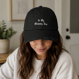 Casquette Brodée À l'ère de ma maman, annonce de bébé pour nouvelle
