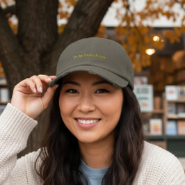 Casquette Brodée À Mon Ère Bibliophile en Couleur Nickel