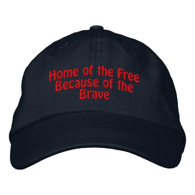 Casquette Brodée Accueil des Libres à cause des Courageux (Devant)