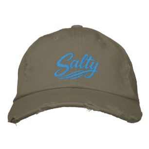 Casquette Brodée Agir avec humour salé Sarcasme disant
