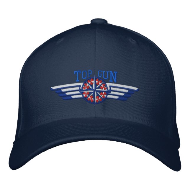 Casquette Brodée Ailes pilotes de la boussole américaine (Devant)