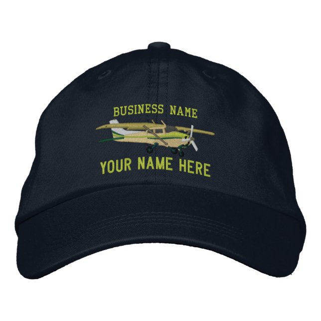 Casquette Brodée Aircraft Classic Cessna Custom Personalize This (Devant)