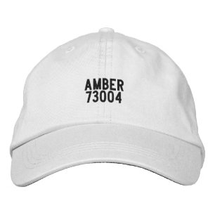 Casquette Brodée AMBER  chapeau Oklahoma