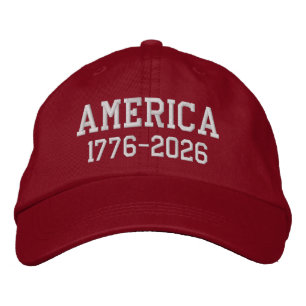 Casquette brodée America 1776-2026 50e anniversair