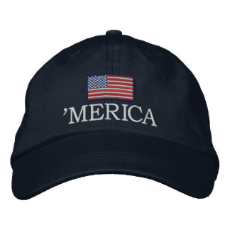 Casquette Brodée Amérique - avec drapeau américain