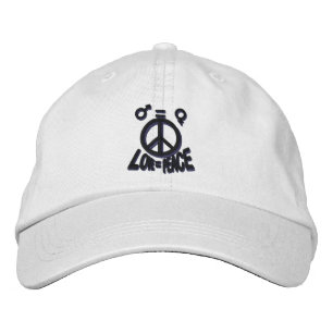 CASQUETTE BRODÉE AMOUR = PAIX