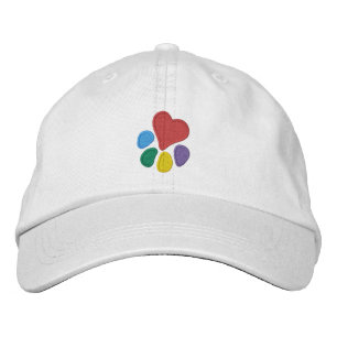Casquette Brodée Amoureux des animaux_Paw_Coeur