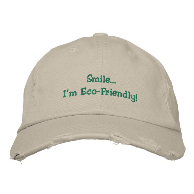 Casquette Brodée Amusant Humoristique Éco-Friendly (Devant)