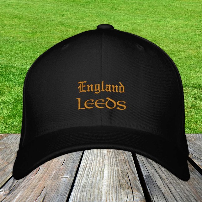 Casquette Brodée Angleterre & LEEDS mode Royaume-Uni / patriotes an (Créateur téléchargé)