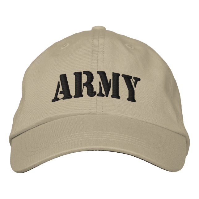 CASQUETTE BRODÉE ARMÉE (Devant)
