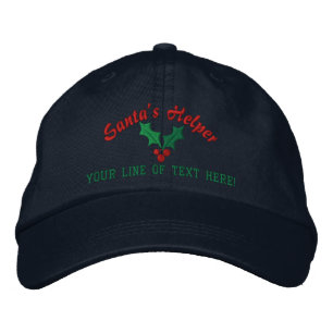 Casquette Brodée Assistant Père Noël personnalisé