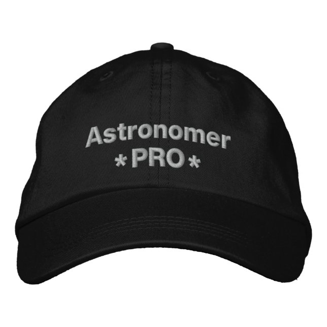 Casquette Brodée Astronome Pro (Devant)