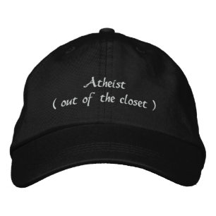 Casquette Brodée Athée (sortie du placard)