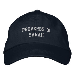 Casquette brodée avec Écriture Chrétienne Personna