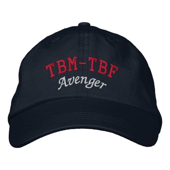 CASQUETTE BRODÉE AVENGER TBM-TBF (Devant)