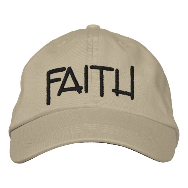 Casquette Brodée Avoir foi (Devant)