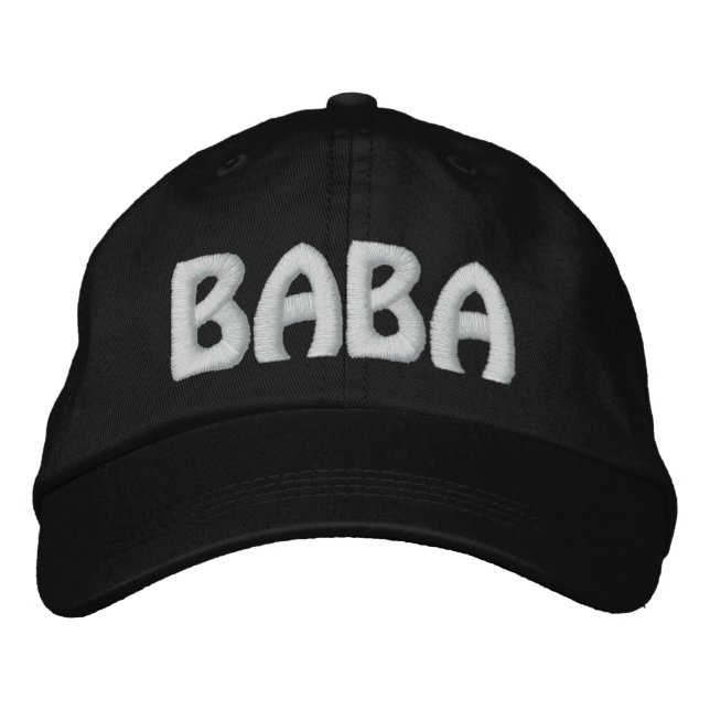 CASQUETTE BRODÉE BABA (Devant)