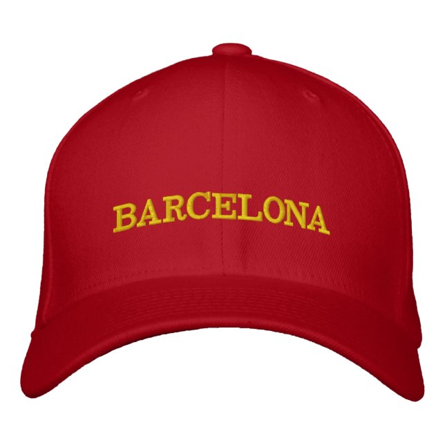Casquette Brodée Barcelone (Devant)