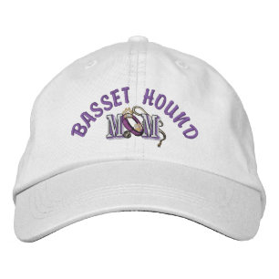 Casquette Brodée Basset Hound Dog MOM