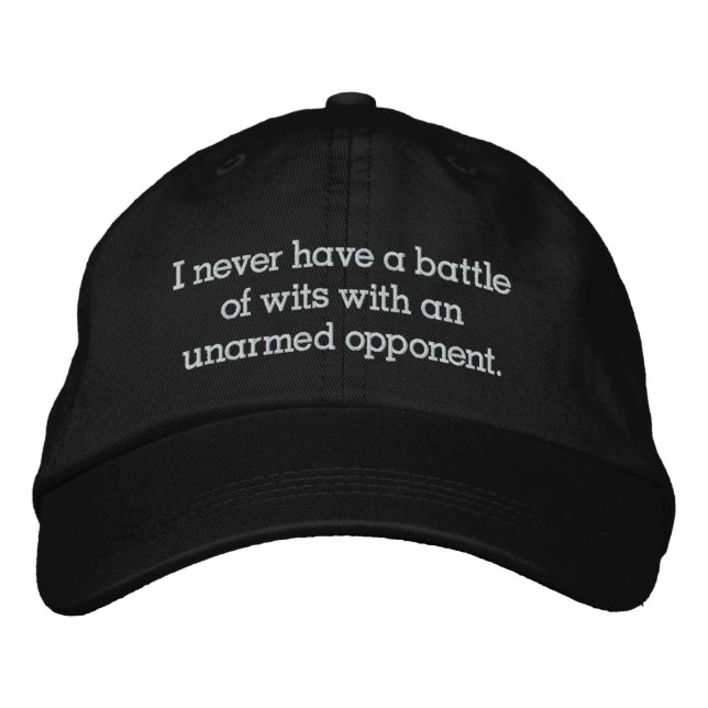 Casquette Brodée Bataille de Wits par SRF (Devant)