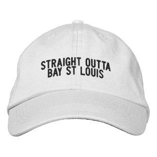 Casquette Brodée BAY ST LOUIS Chapeau Mississippi