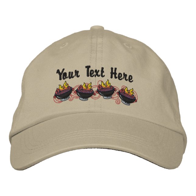 Casquette Brodée BBQ King - Personnaliser (Devant)