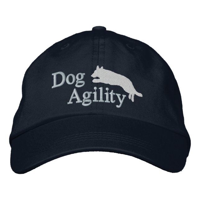 Casquette Brodée Berger allemand de l'agilité (Devant)